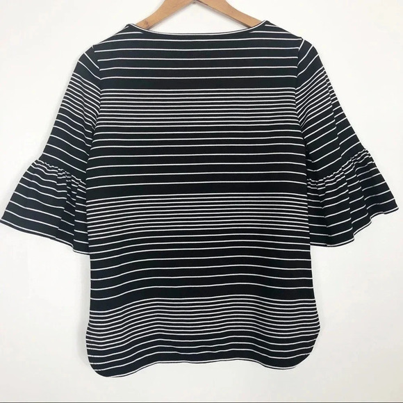 Max Studio | Striped Bell Sleeve Top - Picture 7 of 8